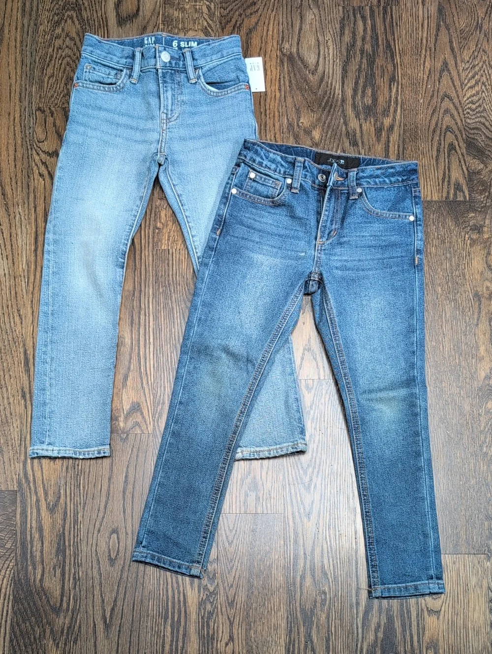Slim Light Blue & Dark Blue Boys Jeans - Pack of 2